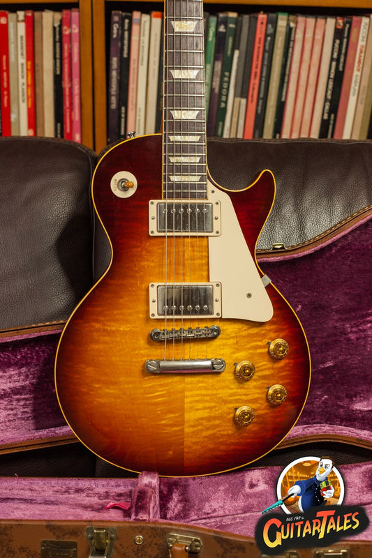Gibson Custom Shop Historic Collection LPR9 '59 Les Paul Standard Flametop Reissue 2003 Heritage Darkburst