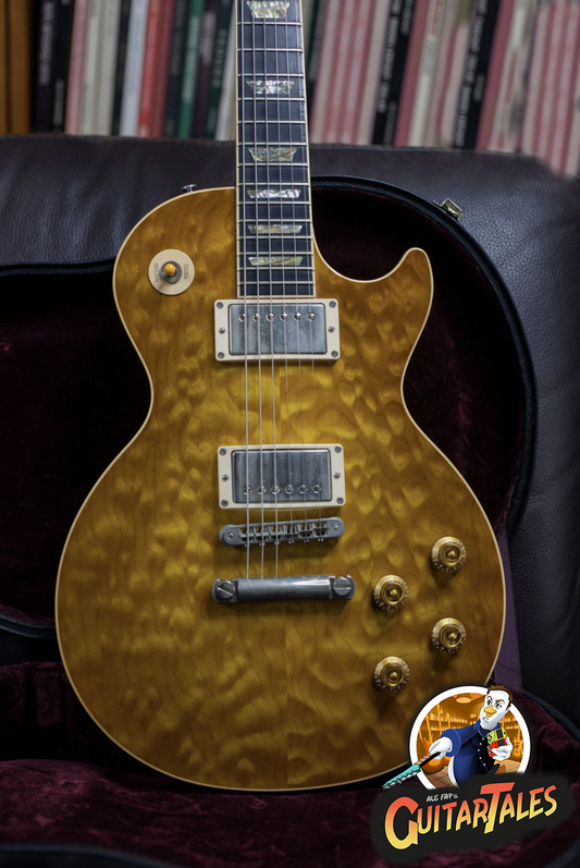 Gibson Custom Shop Les Paul Elegant Butterscotch AAAAA 5A Quilted