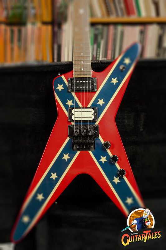 Washburn Dime 333 Rebel Confederation Flag signature Dimebag Darrell 2007
