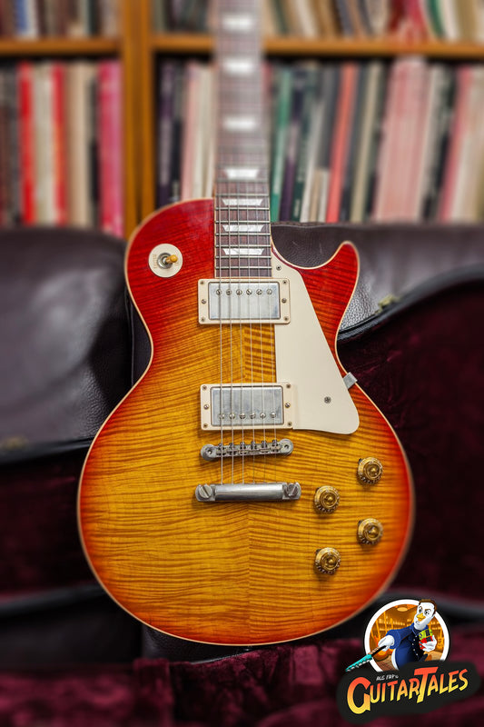 Gibson Custom Shop Historic Collection '59 Les Paul Standard Featherweight 3.6kg (7.9lb) KILLER FLAMETOP Reissue 2005 Faded Cherry Sunburst