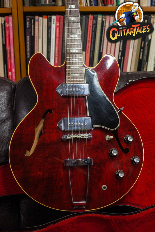 Gibson ES-330TD 1967 Cherry Red figured quilted back
