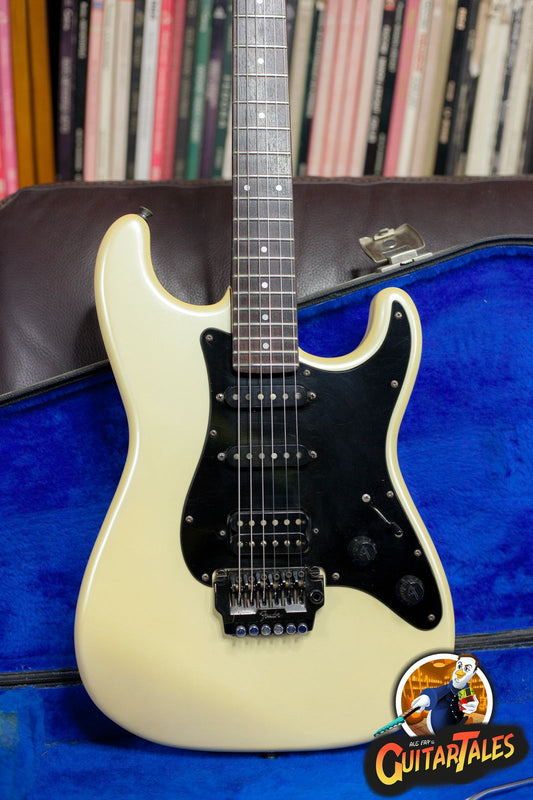 Fender Contemporary Series Stratocaster Deluxe HSS 1986 Frost White