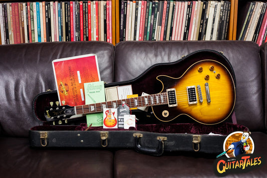 Gibson Les Paul Standard Custom Shop Slash Signature Piezo 2003 SL 055 - 1200 First Run Tobacco burst