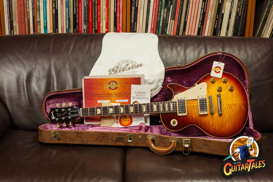 Gibson Custom Shop Historic Collection LPR9 '59 Les Paul Standard Flametop Reissue 2003 Heritage Darkburst
