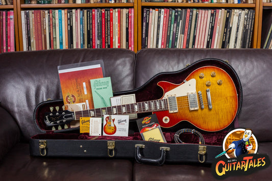 Gibson Custom Shop Historic Collection '59 Les Paul Standard Featherweight 3.6kg (7.9lb) KILLER FLAMETOP Reissue 2005 Faded Cherry Sunburst
