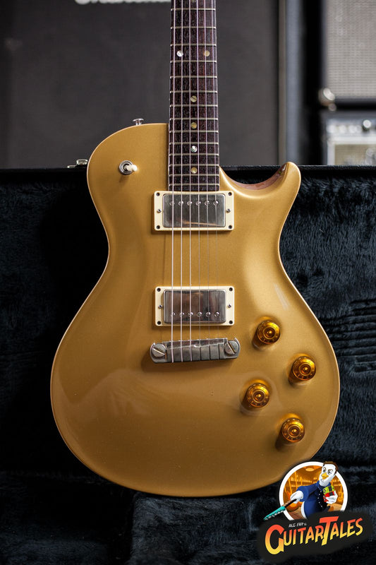 PRS Singlecut 2001 Goldtop Natural Back Pre Lawsuit