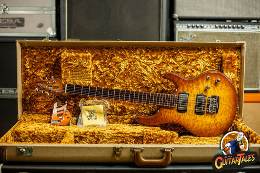 Ernie Ball Music Man Silhouette Tremolo 20th Anniversary 2006 Caramel Burst