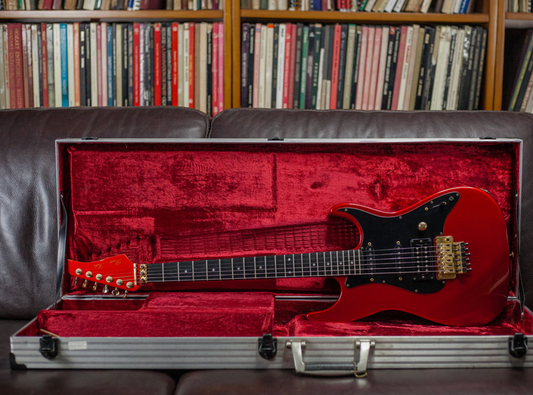 Pensa-Suhr Strat 1987 Candy apple metallic red