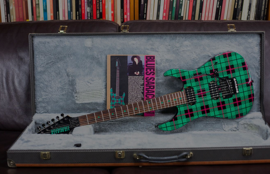 Yamaha RGZ820R Blues Saraceno Signature 1993 - Blues Custom Watermelon Plaid