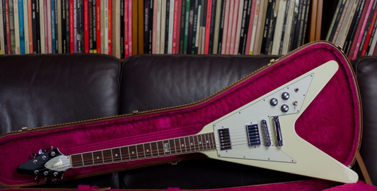 Gibson Flying V 120th 2014 white classic