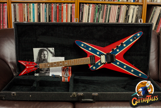 Washburn Dime 333 Rebel Confederation Flag signature Dimebag Darrell 2007