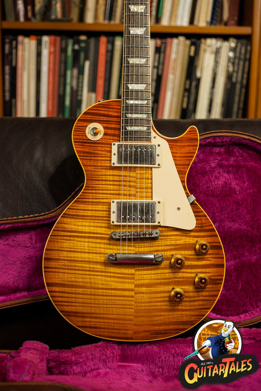 Gibson Custom Shop Historic Collection '59 Les Paul Standard LPR9 Flametop Reissue 1995 Iced Tea Burst / Cherry Sunburst