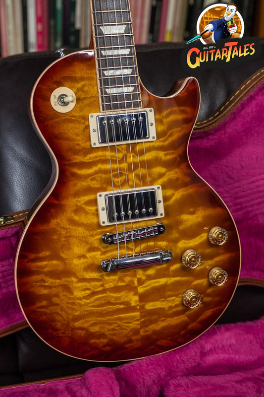 Gibson 120th Les Paul Standard Premium Plus Quilted Hand Selected 2014 Honey Burst