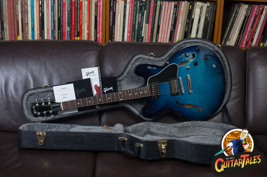 Gibson Memphis ES-335 Dot 2018 Blue Burst DEMO SHOP