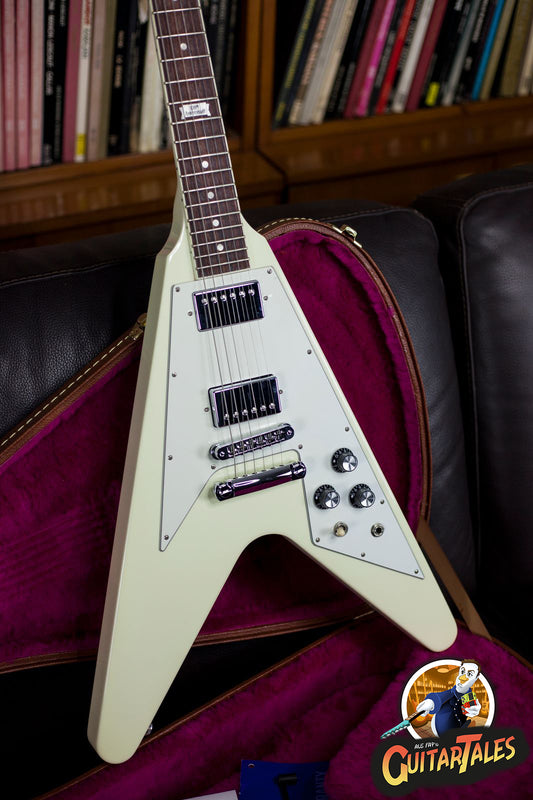 Gibson Flying V 120th 2014 white classic