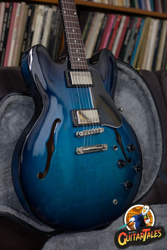 Gibson Memphis ES-335 Dot 2018 Blue Burst DEMO SHOP