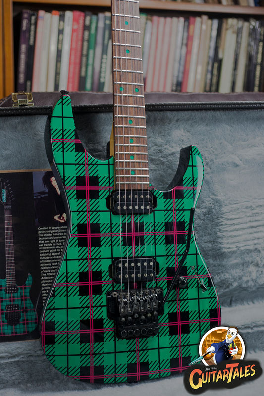 Yamaha RGZ820R Blues Saraceno Signature 1993 - Blues Custom Watermelon Plaid