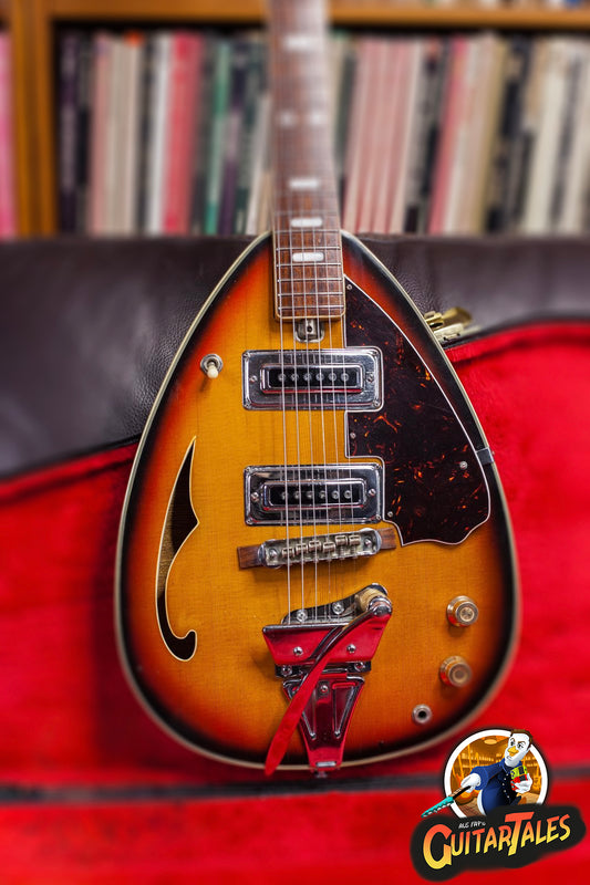 Kawai/Domino 1968 MS-170 Teardrop Mark VI Style MIJ Sunburst