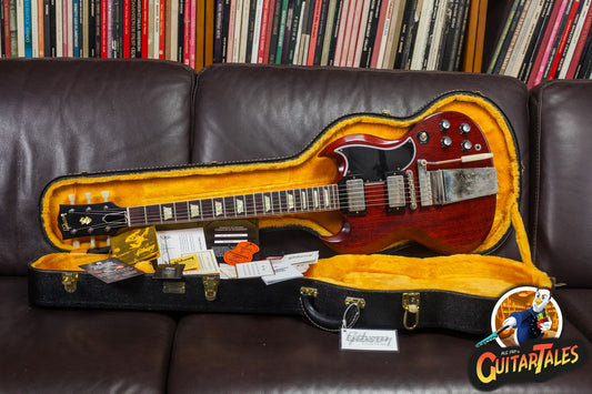 Gibson Custom Shop '64 SG Standard Reissue with Maestro Vibrola 2025 Cherry Red VOS Murphy Lab