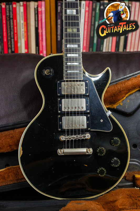 Gibson Les Paul Custom 1981 3-pickups Ebony Jimmy Page and Eric Clapton vibe