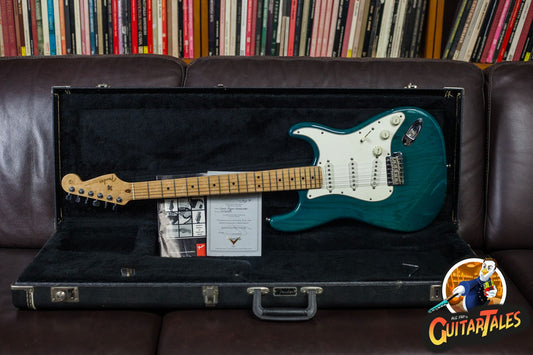 Fender Custom Shop Classic Player Stratocaster 1998 Teal Green Transparent